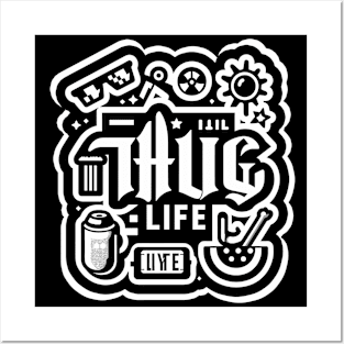 Streetwear Aesthetic Thug Life Design Posters and Art